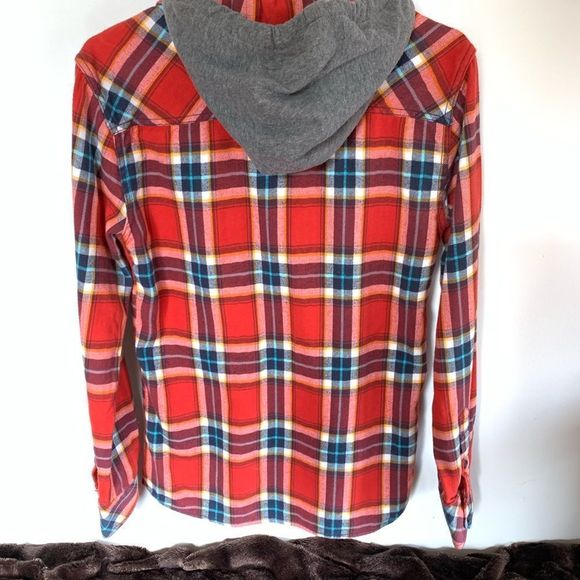 Flannel hoodie - Picture 2 of 5